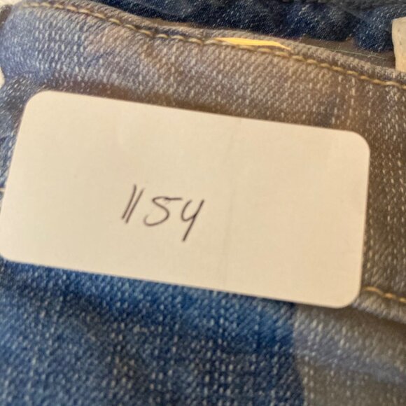 Womens Torrid Distressed Denim Shorts Stretch ButtonFly Blue 20 - Picture 9 of 9